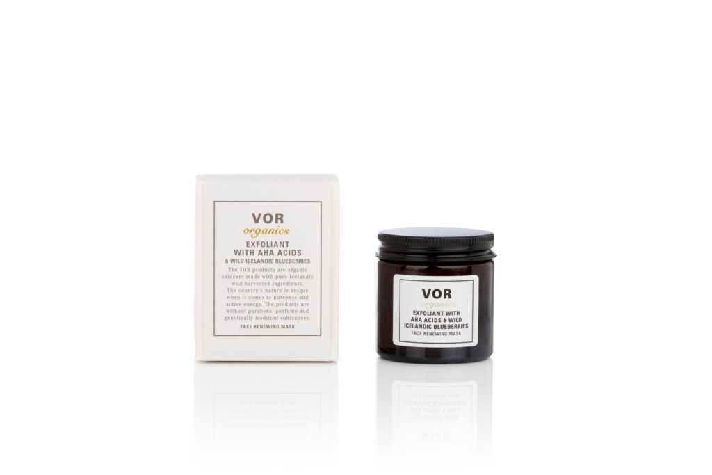 Exfoliant mask with AHA acids